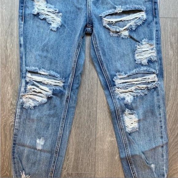 Revolve One Teaspoon Boyfriend Awesome Baggies Jeans Distressed straight leg 25 - Picture 7 of 16